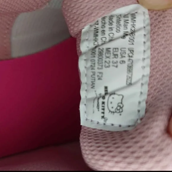 Pink and Black Sneakers - Picture 2 of 3